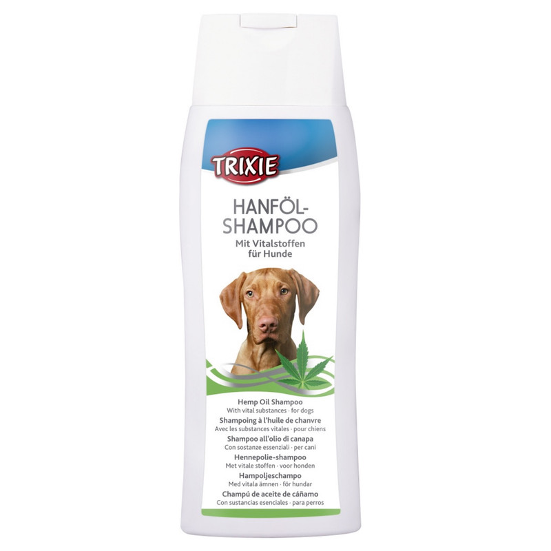 23412342343 شامپو سگ تریکسی مدل Hanföl Shampoo | شامپو روغن شاهدانه Trixie - Image 1